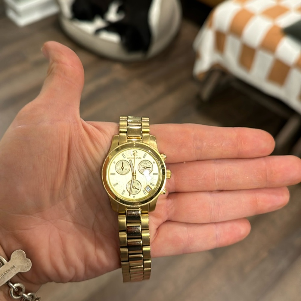 Gold Watch Michael Kors